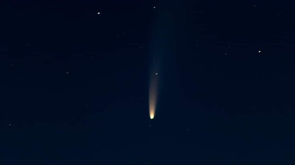 Hörerbilder vom Komet Neowise: Sebastian Peterhänsel aus Rosenthal am Rennsteig OT Blankenberg